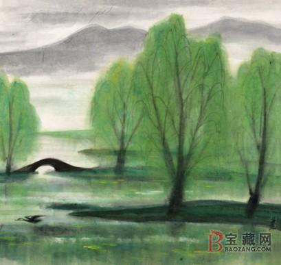 林风眠《西湖》 林风眠《西湖》