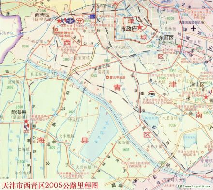 西青区地图 西青区地图