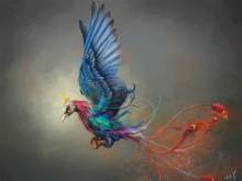 精卫的插画形象 精卫的插画形象