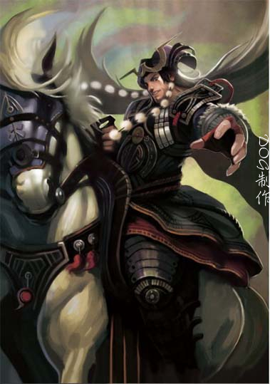 三国杀 公孙瓒原画 三国杀 公孙瓒原画