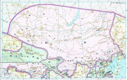 三国时期的鲜卑疆域 三国时期的鲜卑疆域