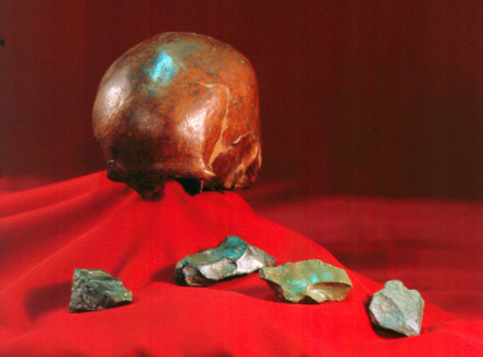 资阳人头骨化石 资阳人头骨化石