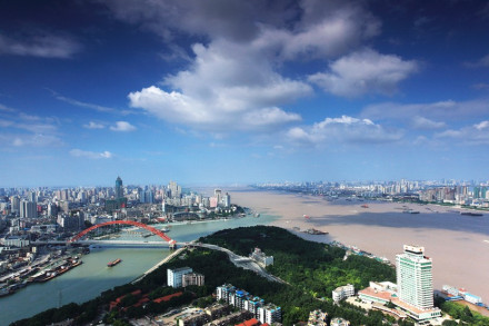 俯瞰武汉三镇 俯瞰武汉三镇