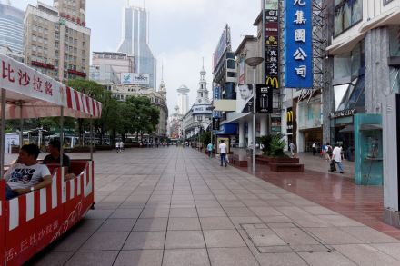南京路步行街日景(世纪广场角度) 南京路步行街日景(世纪广场角度)