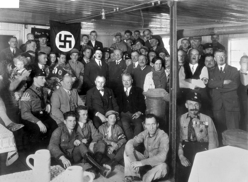 1930年纳粹党新总部“褐宫”启用仪式