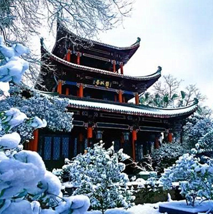 冬日里的赣州郁孤台 冬日里的赣州郁孤台