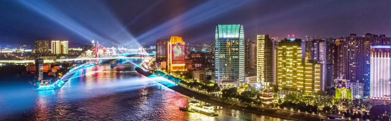 “长江夜游”夜景工程