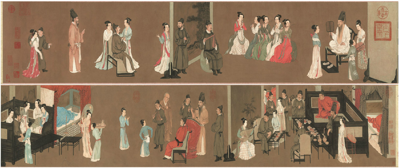 顾闳中绘《韩熙载夜宴图》