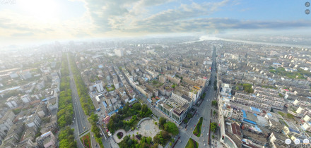 俯瞰赣州老城区 俯瞰赣州老城区