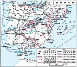 西班牙内战地图 西班牙内战地图