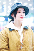 袁姗姗机场自拍图