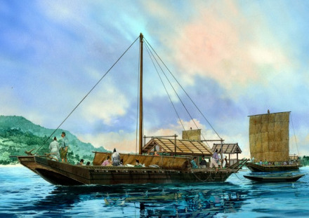 镰仓时代的船 镰仓时代的船