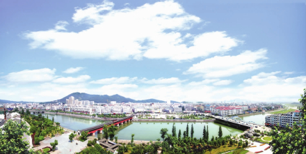 武义城市全景图 武义城市全景图