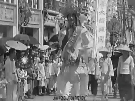 日据时代台湾人民坚守中华民族意识,图为1937年台北迎城隍 日据时代台湾人民坚守中华民族意识,图为1937年台北迎城隍