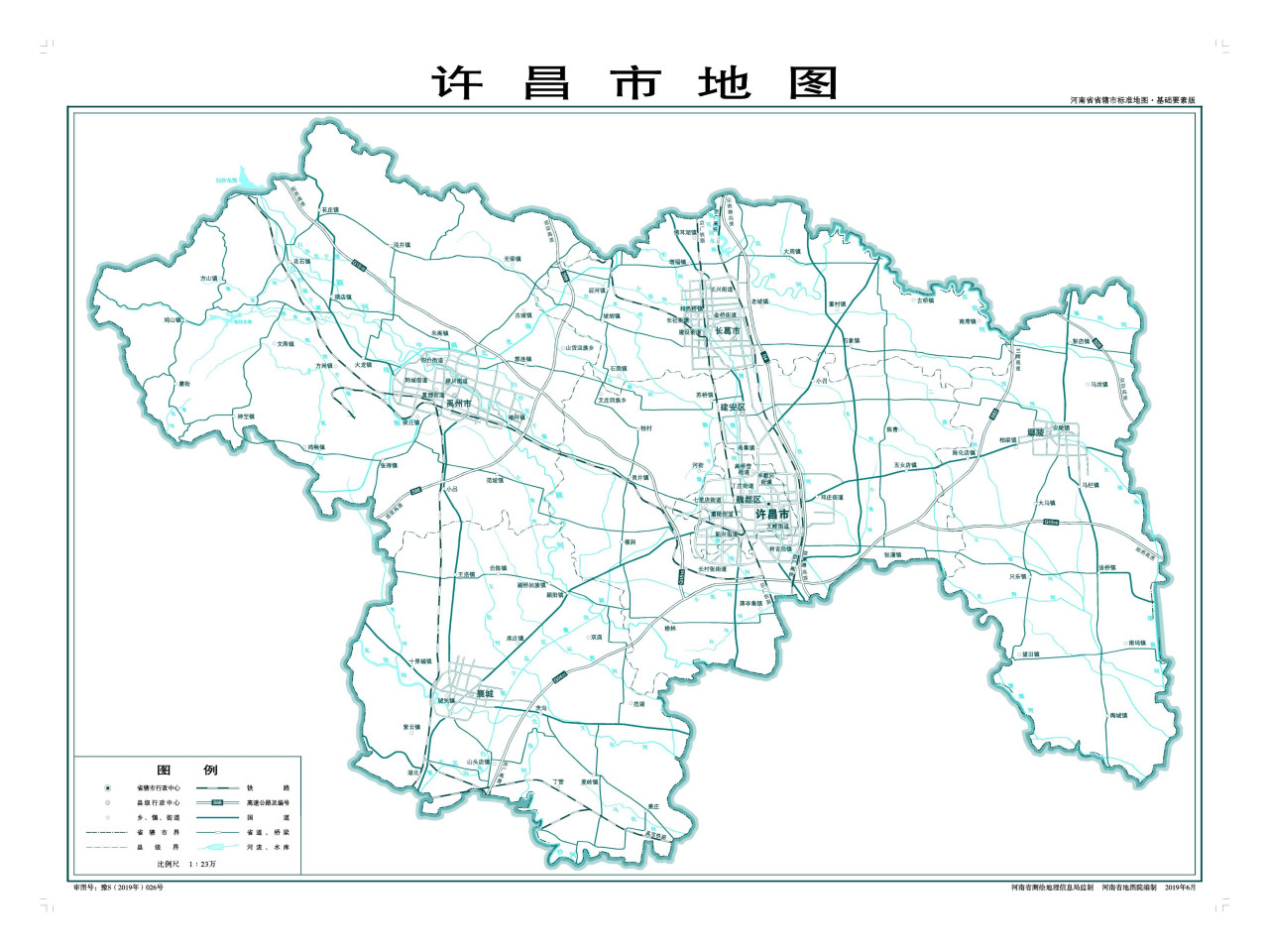 许昌市地图 许昌市地图