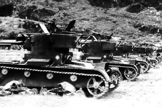 长沙会战时期使用的苏制T26坦克