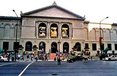 芝加哥美术馆正门 芝加哥美术馆正门