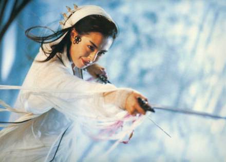 王祖贤在电影《青蛇》中的造型 王祖贤在电影《青蛇》中的造型