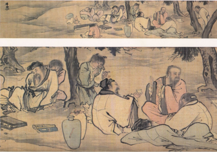 万邦治《饮中八仙图》
万邦治《饮中八仙图》