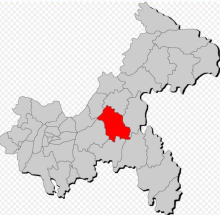 丰都县在重庆市的位置(红色处) 丰都县在重庆市的位置(红色处)