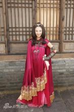 郑希怡《剑侠情缘》探班照片