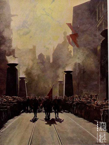 崇尚秩序和铁血是纳粹美术的特点 崇尚秩序和铁血是纳粹美术的特点