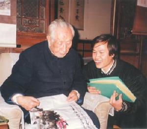 楚图南与其弟子 楚图南与其弟子