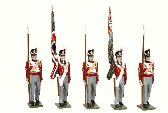刺刀问世后长矛并没有被立即淘汰，在英国军队曾被士官用来护旗
