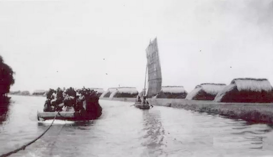 民国初年北运河通州段的航船