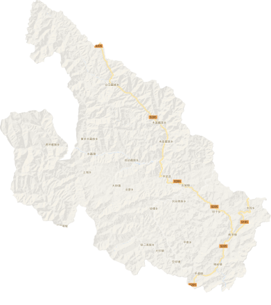 平武县电子地图