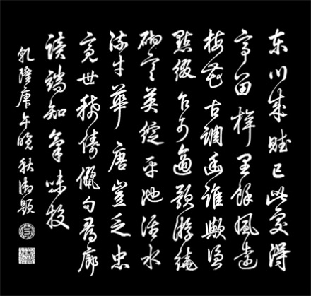 乾隆御笔盛赞宋璟梅花亭诗,图为碑刻拓片 乾隆御笔盛赞宋璟梅花亭诗,图为碑刻拓片