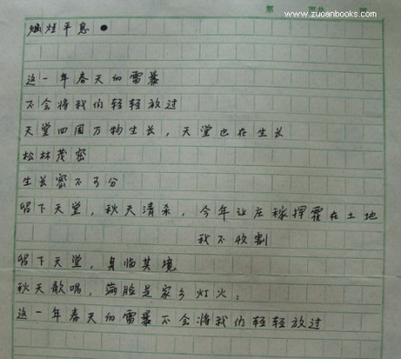 骆一禾遗稿 骆一禾遗稿