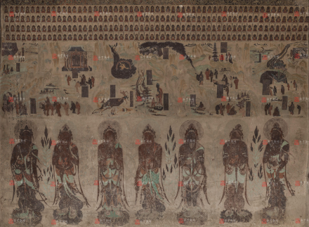 莫高窟 第0323窟 主室 北壁 莫高窟 第0323窟 主室 北壁