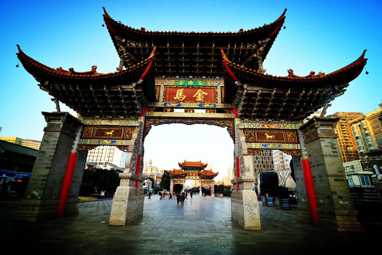 昆明金马碧鸡坊 昆明金马碧鸡坊