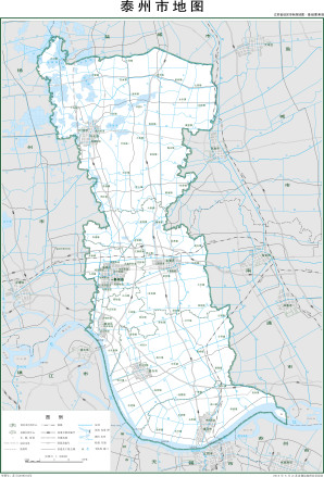  泰州市标准地图（要素版）