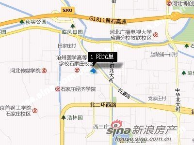 阳光里位置图
阳光里位置图