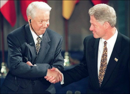 叶利钦和克林顿 叶利钦和克林顿