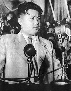 金日成号召全民反抗美国侵略 金日成号召全民反抗美国侵略