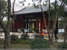 玄武湖上的郭璞纪念馆 玄武湖上的郭璞纪念馆