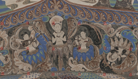 莫高窟 第0285窟 主室 西披 局部 莫高窟 第0285窟 主室 西披 局部