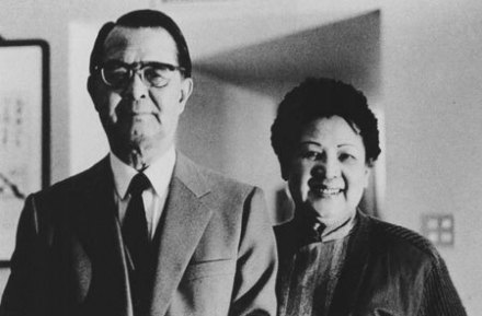 夏承楹和妻子林海音 夏承楹和妻子林海音