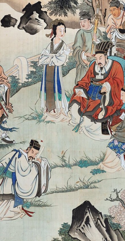 徐操临摹《袁盎却作图》 徐操临摹《袁盎却作图》