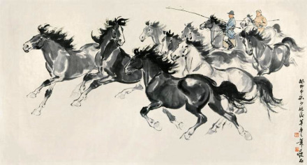 尹瘦石先生中国画作品 尹瘦石先生中国画作品