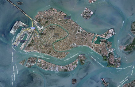 威尼斯卫星地图 威尼斯卫星地图