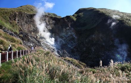 台湾北部的大屯火山群是中国六大火山群之一 台湾北部的大屯火山群是中国六大火山群之一