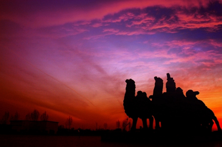 晋商骆驼群雕 晋商骆驼群雕