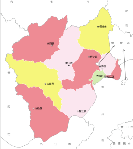 安庆市行政区划地图 安庆市行政区划地图