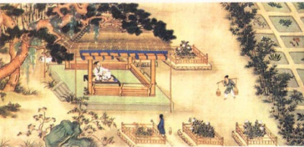 明代仇英绘《独乐园图》 明代仇英绘《独乐园图》