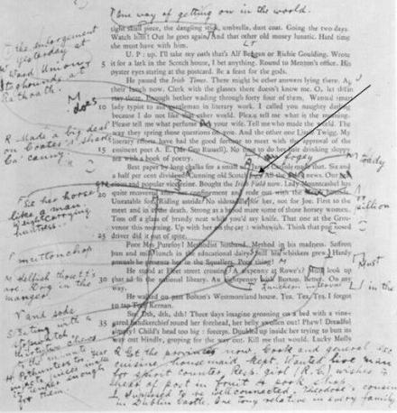 《尤利西斯》校正稿 《尤利西斯》校正稿