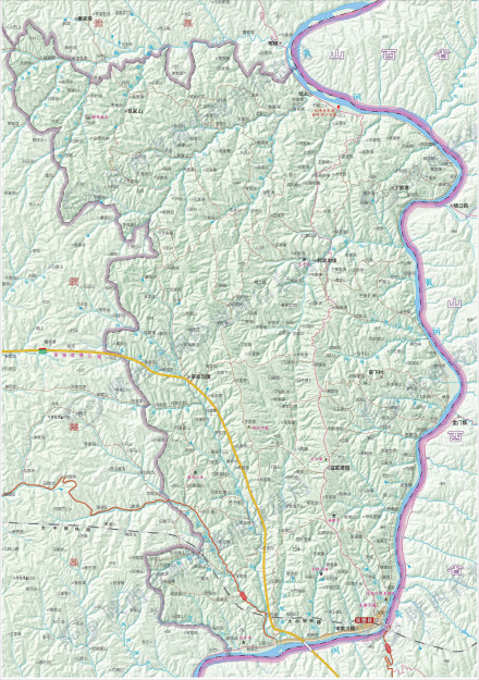 吴堡县地图 吴堡县地图
